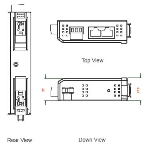 Устройство ввода/вывода, модуль ioLogik E1210 Ethernet 16DI, MOXA